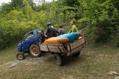 Pendant la navette (photo Clément)